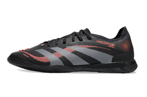 Chuteira Futsal Adidas Predator Elite Fold-Over Tongue IC - Preta, Cinza e Vermelha