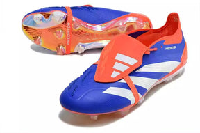 Chuteira Adidas Predator Predstrike FT FG Azul e Vermelha