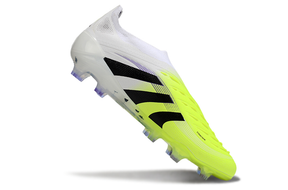 Chuteira Adidas Predator Elite FG - Branca e Amarela