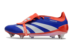 Adidas Predator Elite Fold-Over Tongue SG - Azul, Laranja e Branca