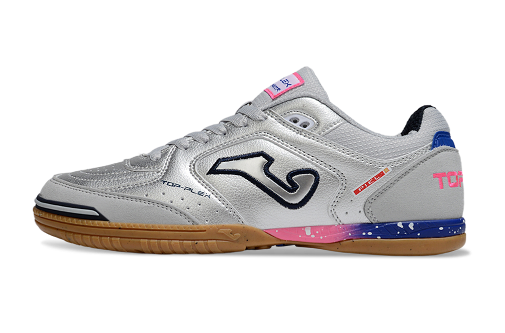 Chuteira Futsal Joma Top Flex Rebound IC Prata