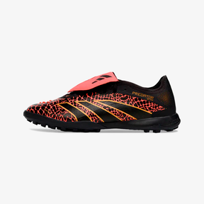 Chuteira Adidas Predator Elite Fold-Over Tongue TF - Preta, Laranja e Dourada