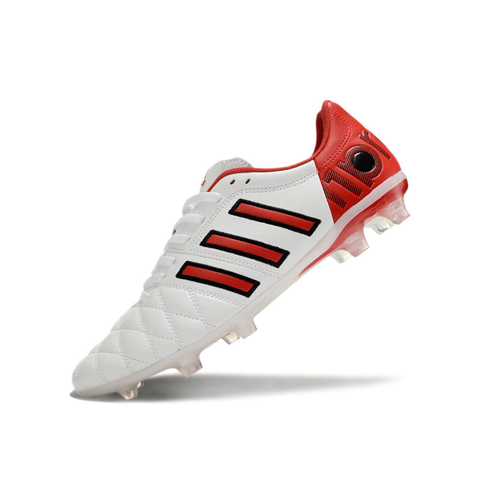 Chuteira Adidas AdiPure 11 Pro FG Branca e Vermelha
