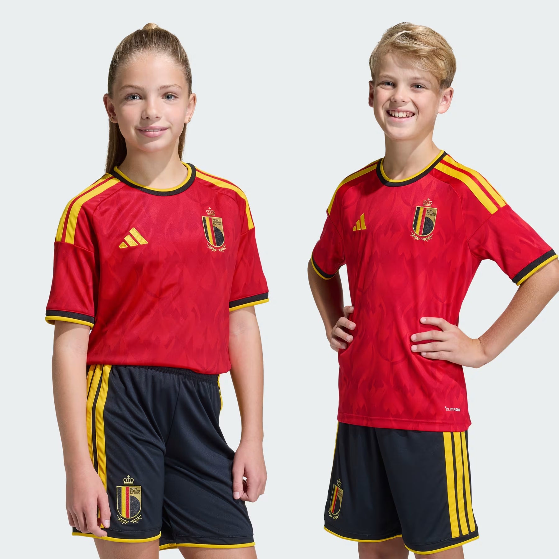 Conjunto Infantil Bélgica 2026/27 Home - Adidas