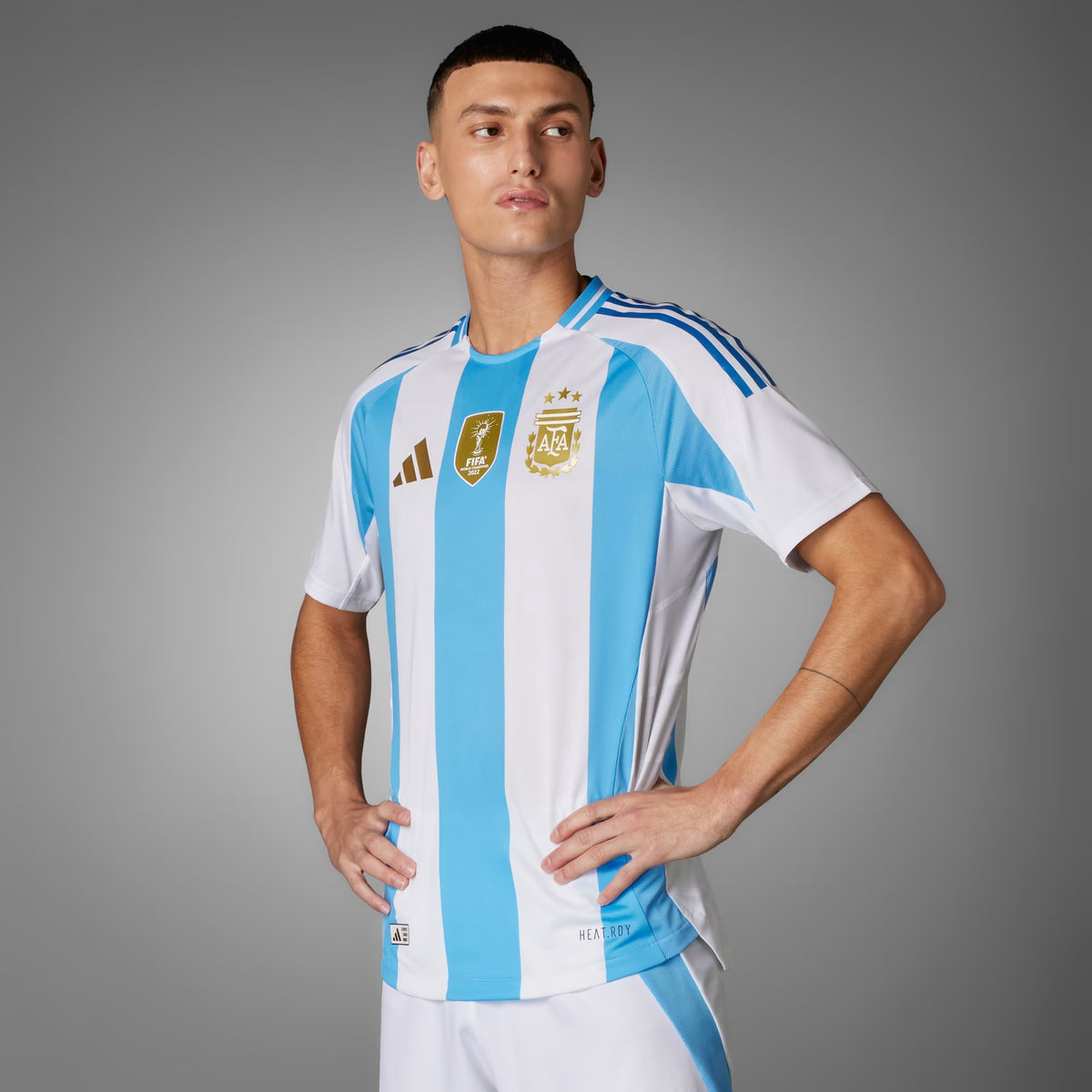 Camisola Argentina Home 24/25 Azul e Branca - Adidas