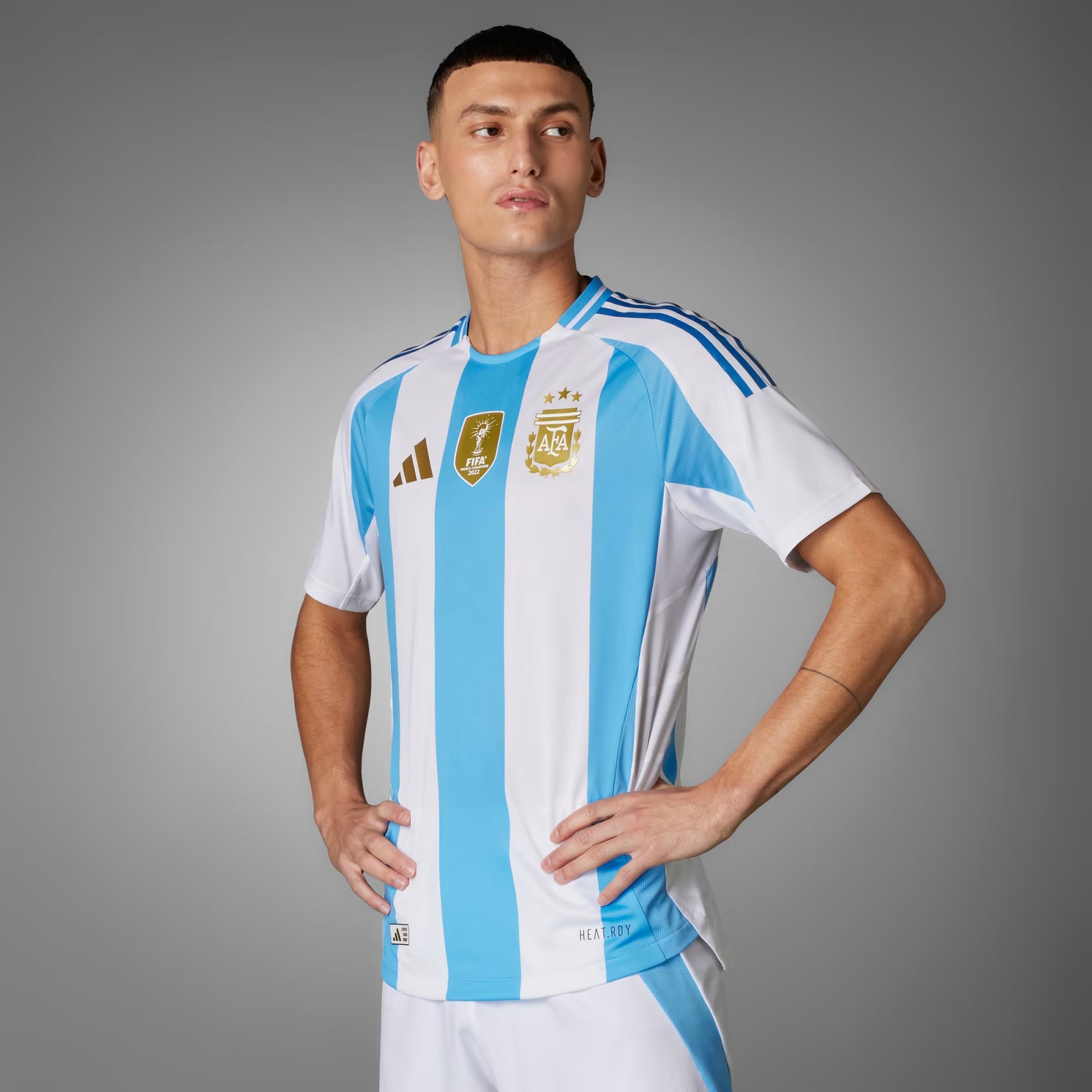 Camisola Argentina Home 24/25 Azul e Branca - Adidas