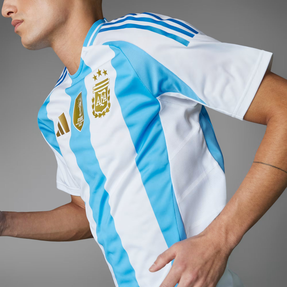 Camisola Argentina Home 24/25 Azul e Branca - Adidas