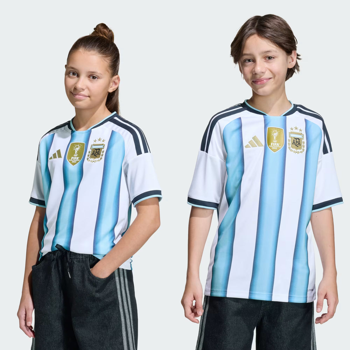 Conjunto Infantil Argentina Home 26/27 - Adidas