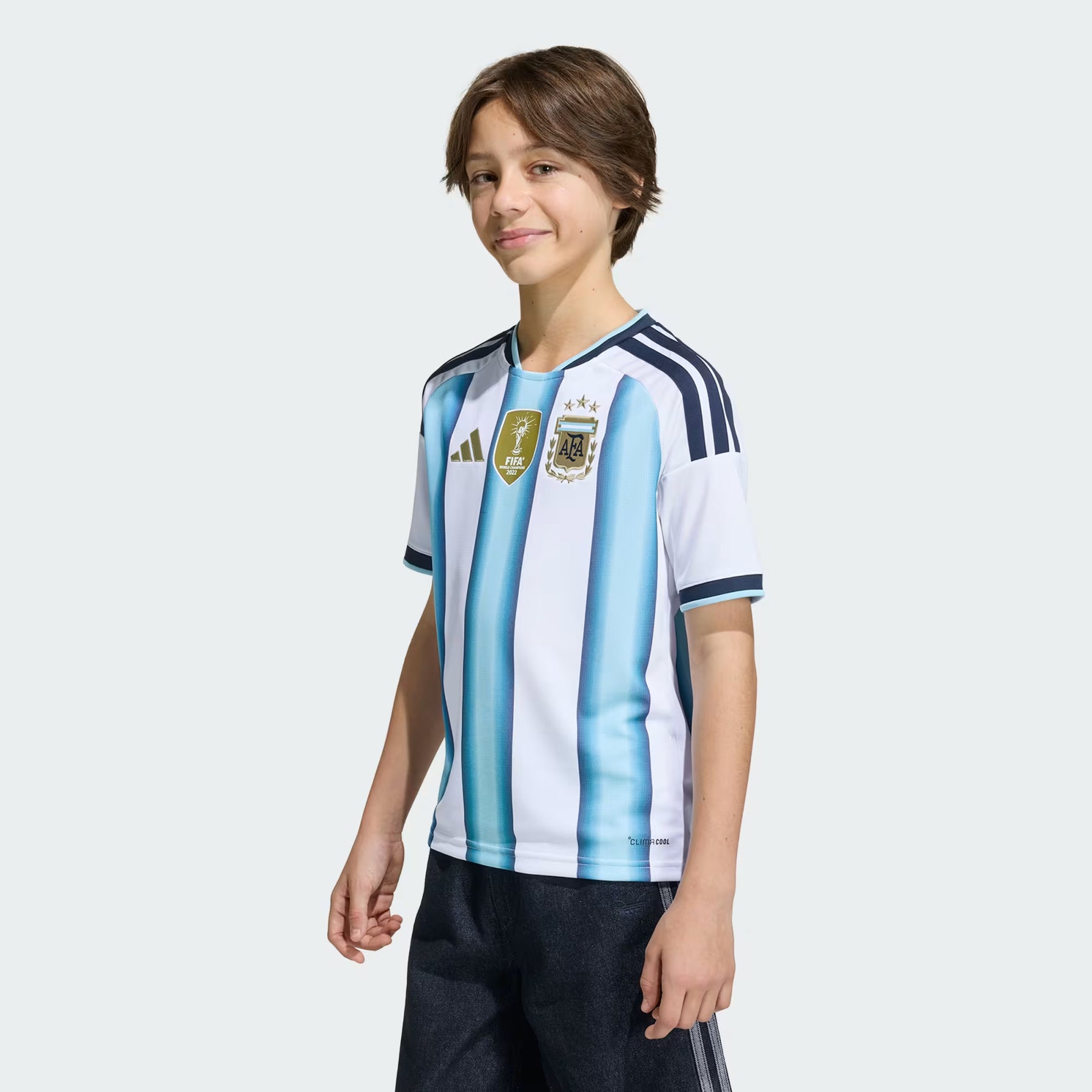 Conjunto Infantil Argentina Home 26/27 - Adidas