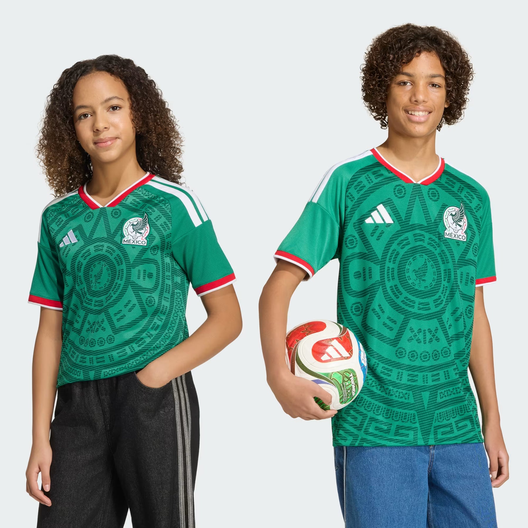 Conjunto Infantil México 26/27 Home Verde - Adidas
