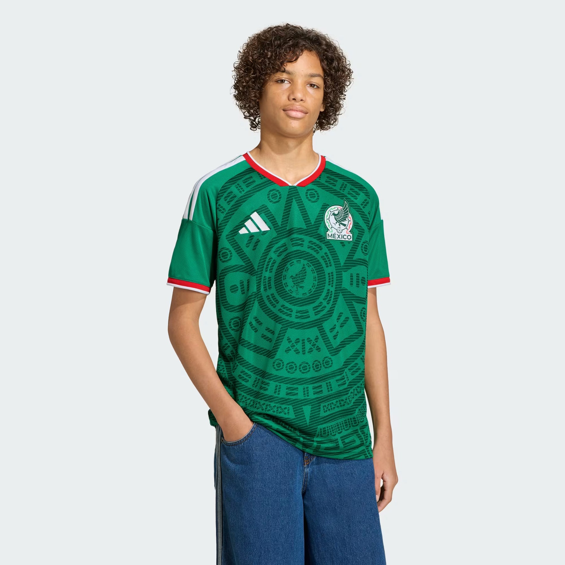 Conjunto Infantil México 26/27 Home Verde - Adidas