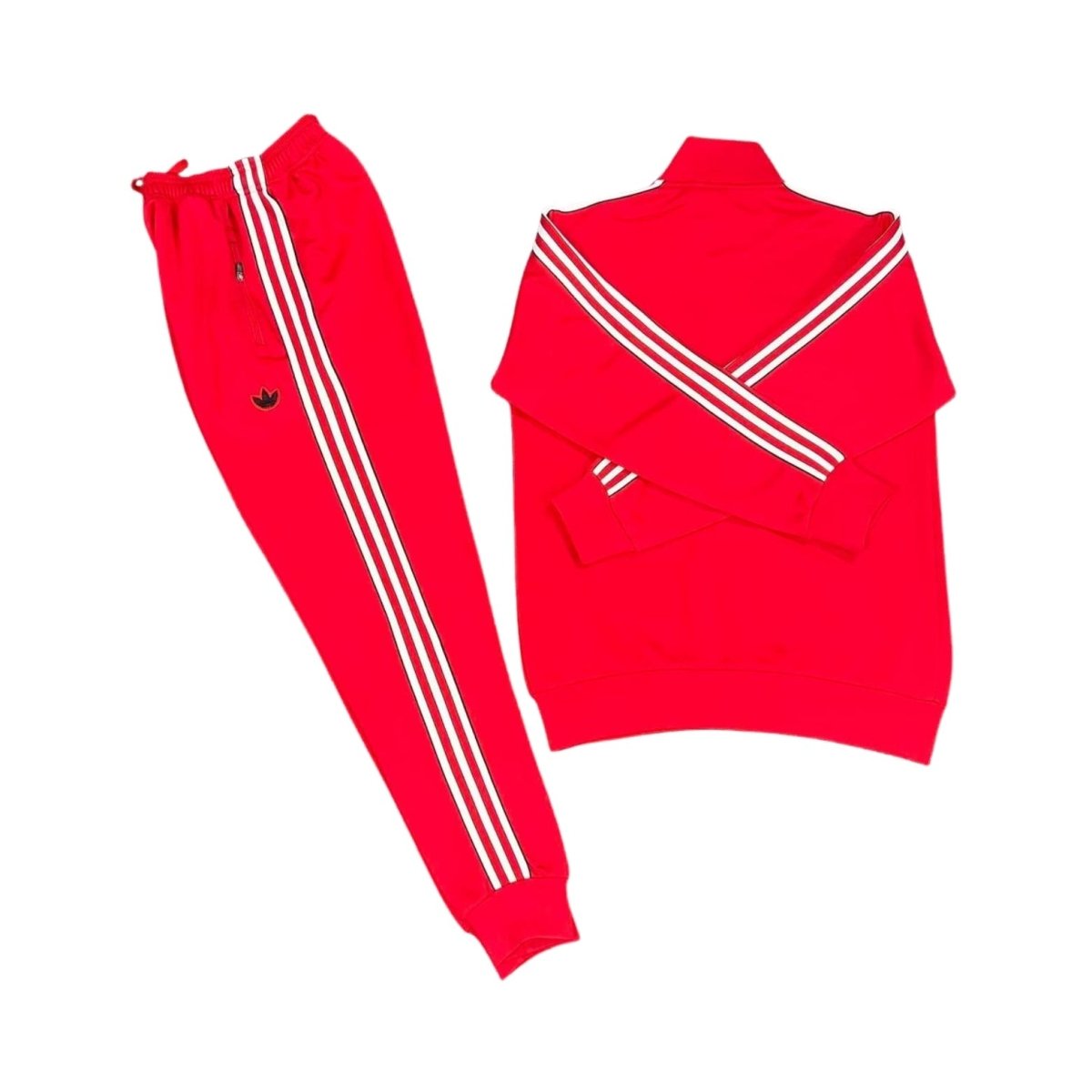 Benfica 25/26 - Fato de Treino - Zip Completo em vermelho com detalhes em branco.