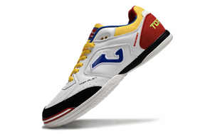 Chuteira de Futsal JOMA IC Branca, Azul e Vermelho