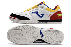 Chuteira de Futsal JOMA IC Branca, Azul e Vermelho