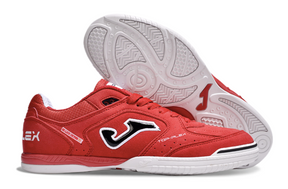 Chuteira de Futsal JOMA IC Branca, Vermelha e Preta