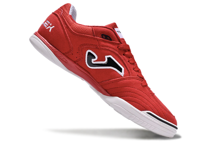 Chuteira de Futsal JOMA IC Branca, Vermelha e Preta