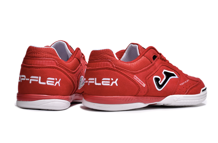 Chuteira de Futsal JOMA IC Branca, Vermelha e Preta