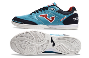 Chuteira de Futsal JOMA IC Verde e Vermelha com design moderno e sola antiderrapante