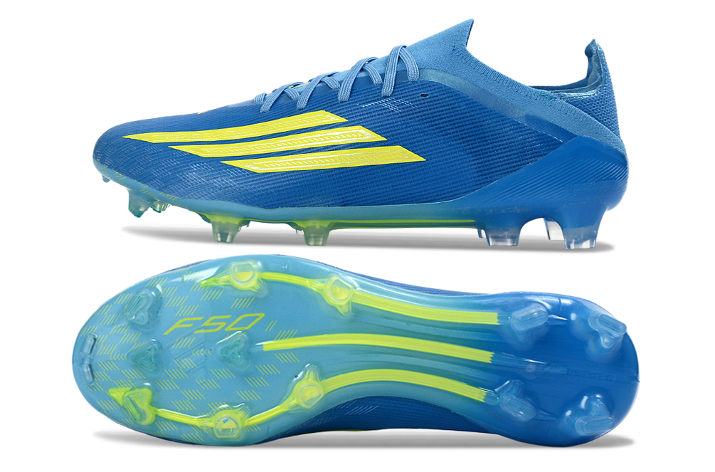 Chuteira Adidas F50 FG Elite Azul LL - Ice Cold Precision Pack