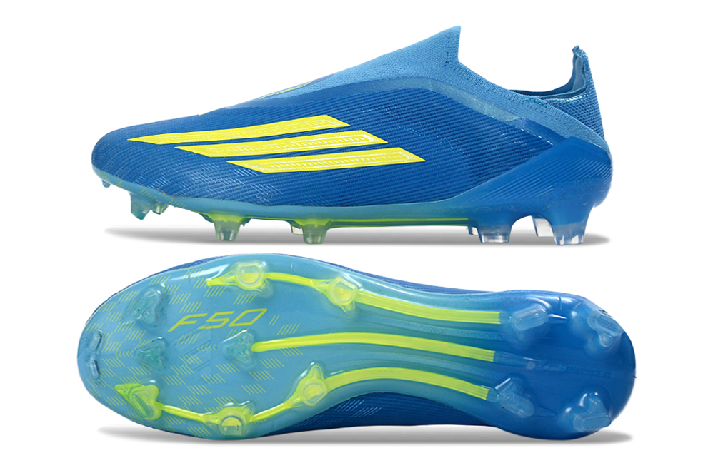 Chuteira Adidas F50 FG Elite Azul - Ice Cold Precision Pack