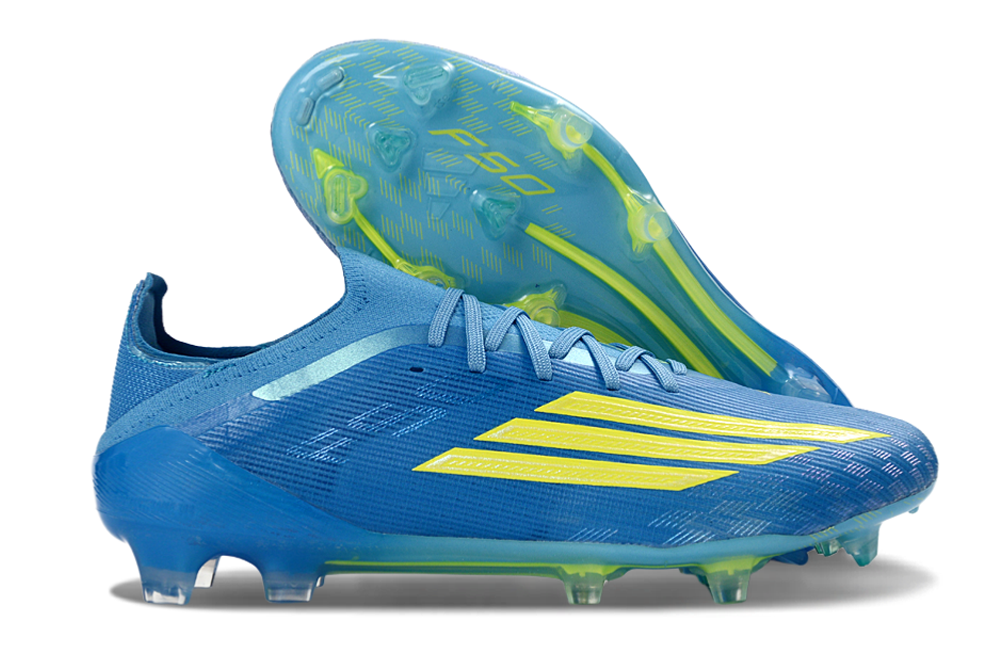 Chuteira Adidas F50 FG Elite Azul LL - Ice Cold Precision Pack