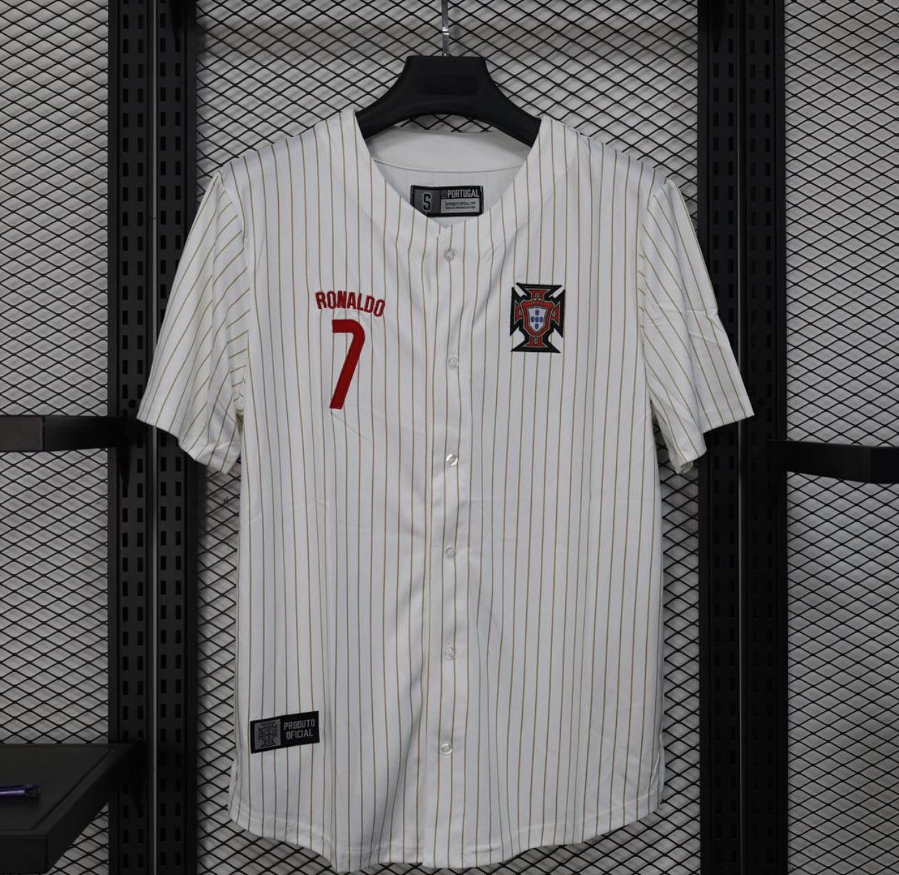Camisola Seleção Portugal baseball style RONALDO 7 2025/26 - PUMA - LANÇAMENTO