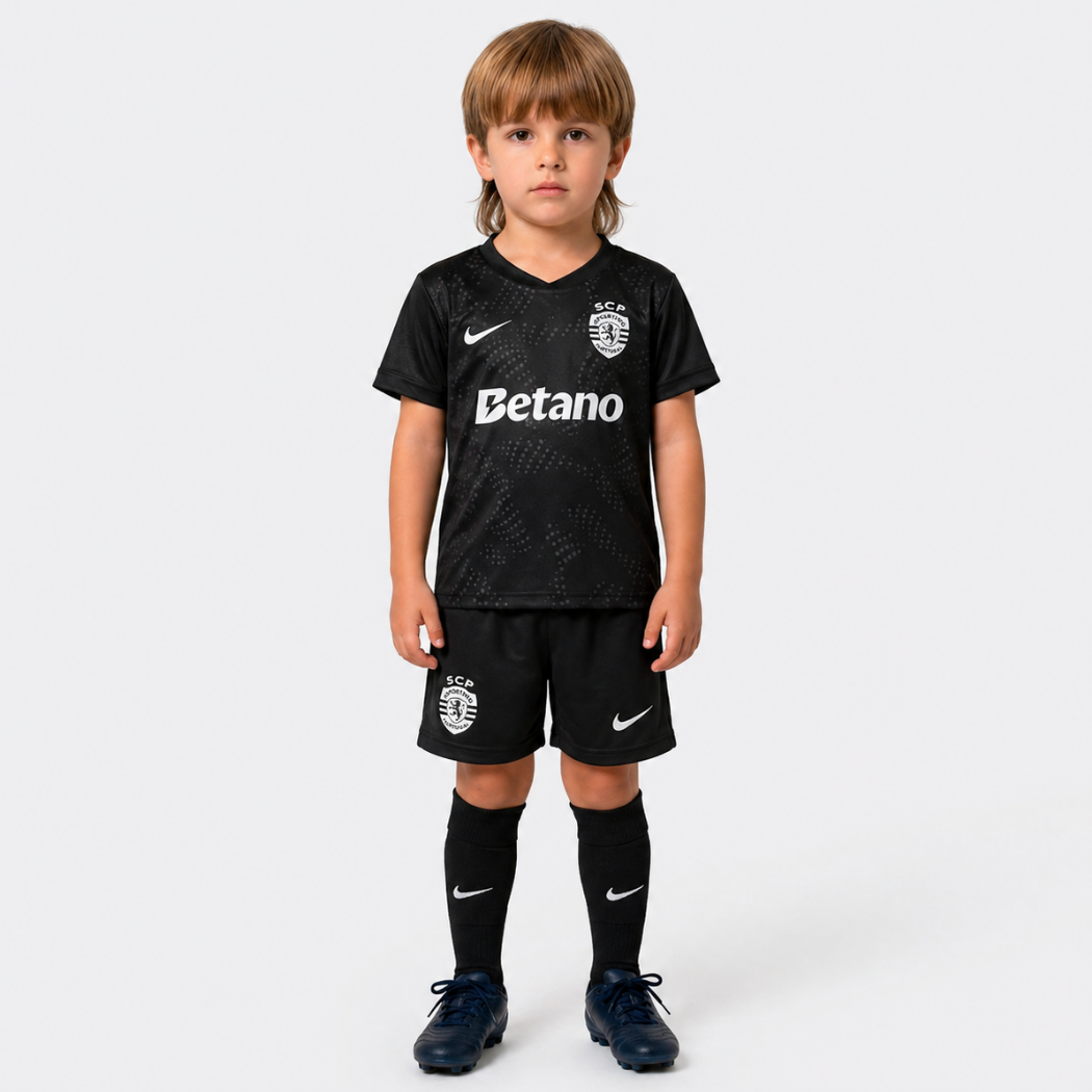 Conjunto Infantil Away Alternativo 2025/26 - Leões