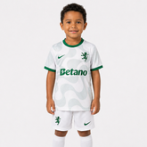 Conjunto Infantil Alternativo Branco 2025/26 - Leões