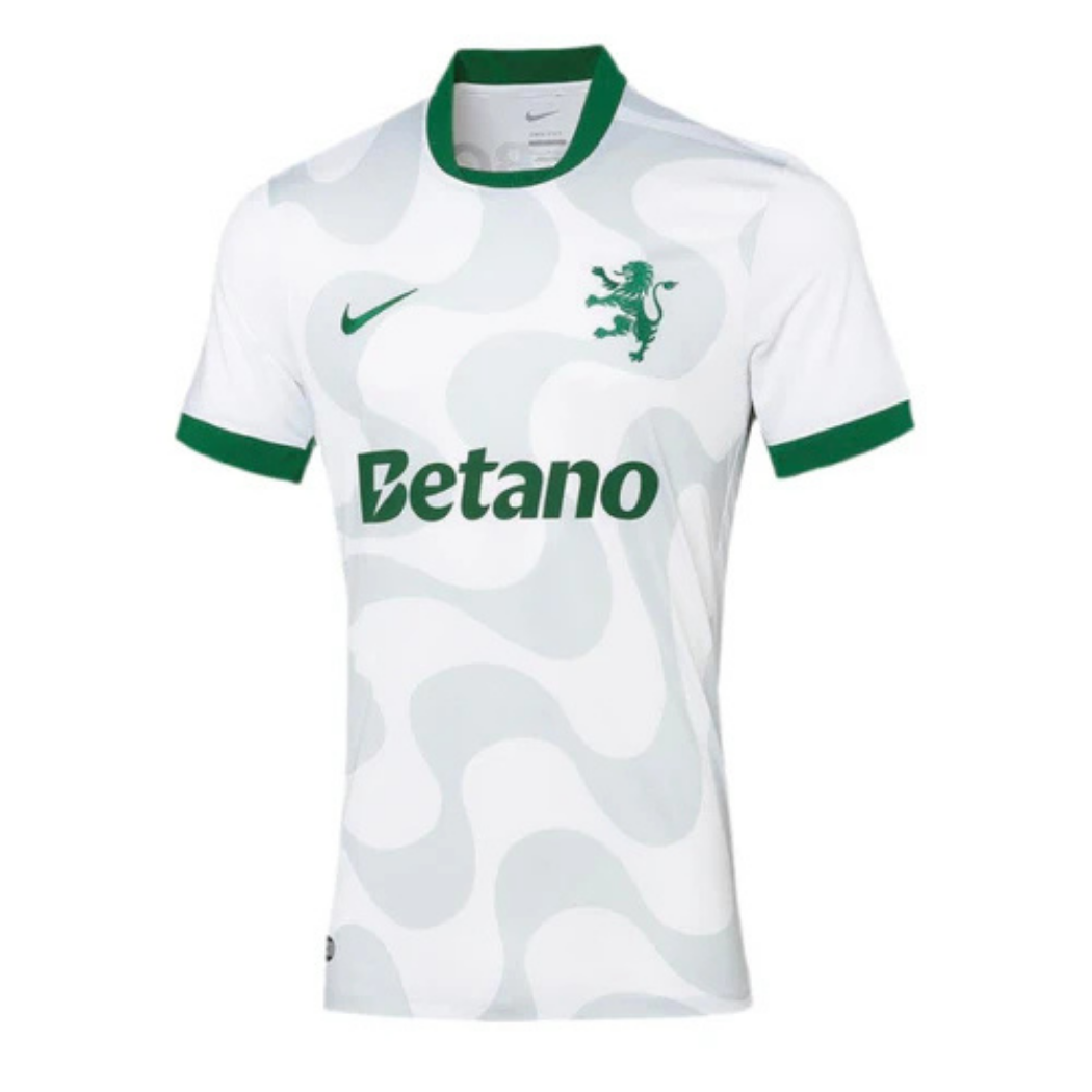 Conjunto Infantil Alternativo Branco 2025/26 - Leões