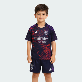 Conjunto Infantil Benfica 4º Equipamento Águia Vhils - 2026/27