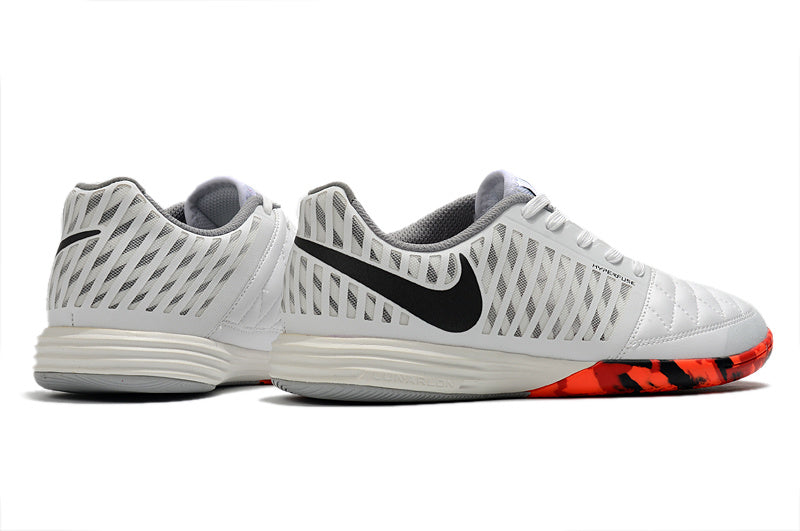 Chuteira Futsal Nike Lunar Gato IC Branca e Vermelha