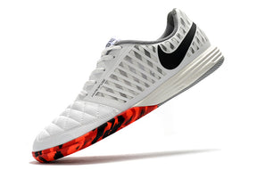 Chuteira Futsal Nike Lunar Gato IC Branca e Vermelha