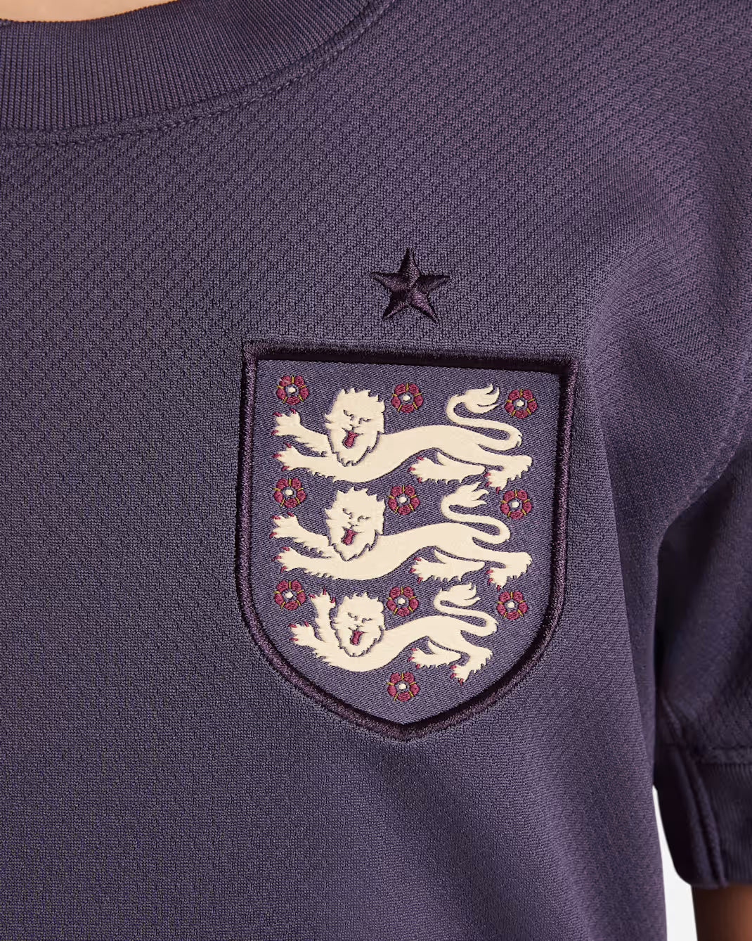 Conjunto Infantil Inglaterra Away 24/25 Roxo - Nike
