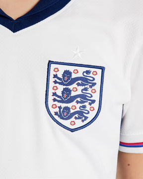 Conjunto Infantil Inglaterra Home 24/25 Branco - Nike