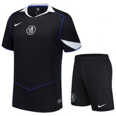 Conjunto Infantil Chelsea terceiro TOTAL 90 2025/26 preto