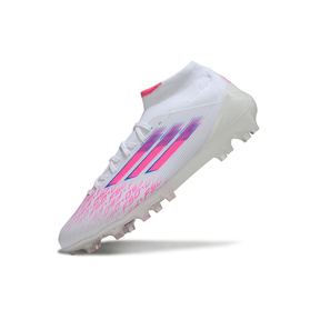 Chuteira Adidas F50 FG Elite Bota - Branca e Rosa