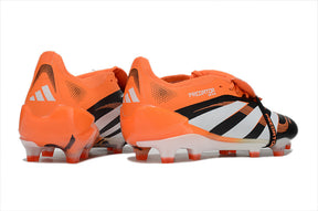Chuteira Adidas Predator Elite FG Tongue Preta e Laranja