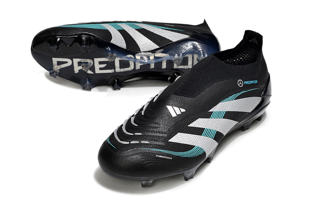 Chuteira Adidas Predator Elite FG - Preta e Branca