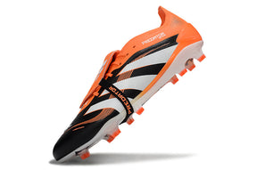 Chuteira Adidas Predator Elite FG Tongue Preta e Laranja