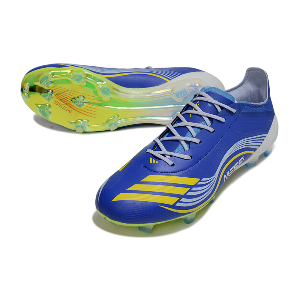 Chuteira Adidas F50 FG Elite - Ed. "Messi" Azul