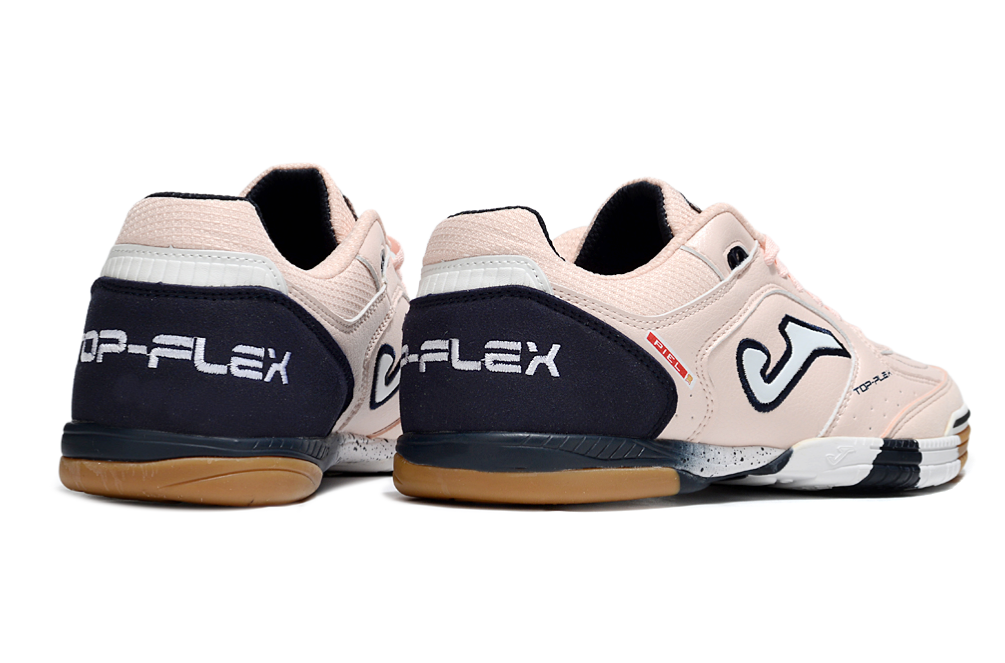 Chuteira Futsal Joma Top Flex Rebound IC Bege e Preta