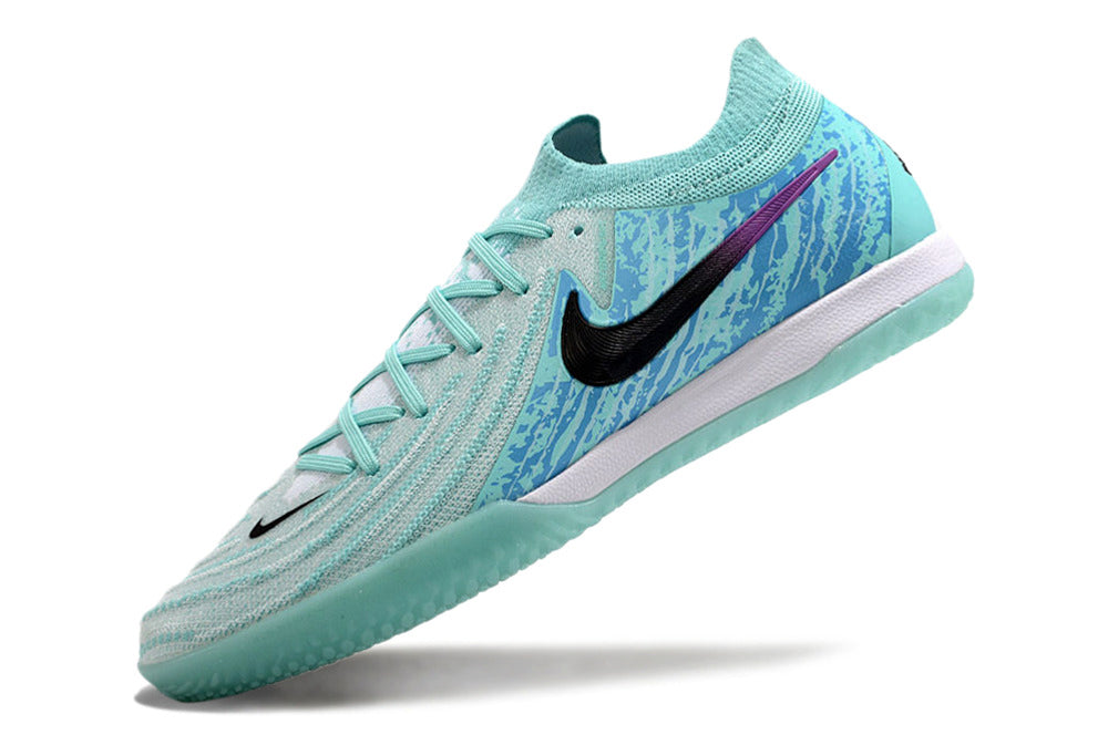 Chuteira Futsal Nike Phantom GX II IC - Azul, Roxa e Preta