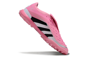Chuteira Adidas Predator Elite Fold-Over Tongue TF - Rosa, Branca e Preta