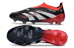 Chuteira Adidas Predator Elite FG - Preta e Vermelha