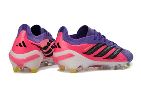 Chuteira Adidas Predator Elite FG 26 - Azul e Rosa