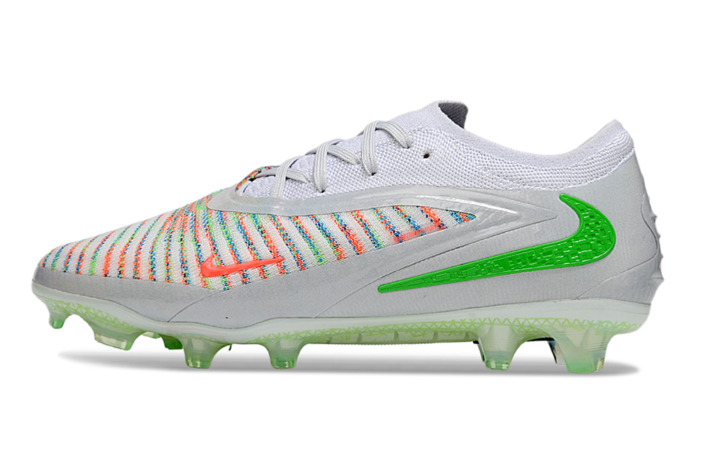 Chuteira Nike Phantom 6 Elite FG Branca e Dourada "EA FC"