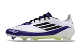 Chuteira Adidas F50.1 FG Branca, Roxa e Preta