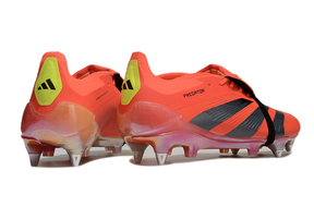 Adidas Predator Elite Fold-Over Tongue SG - Laranja, Cinza, Preta e Verde