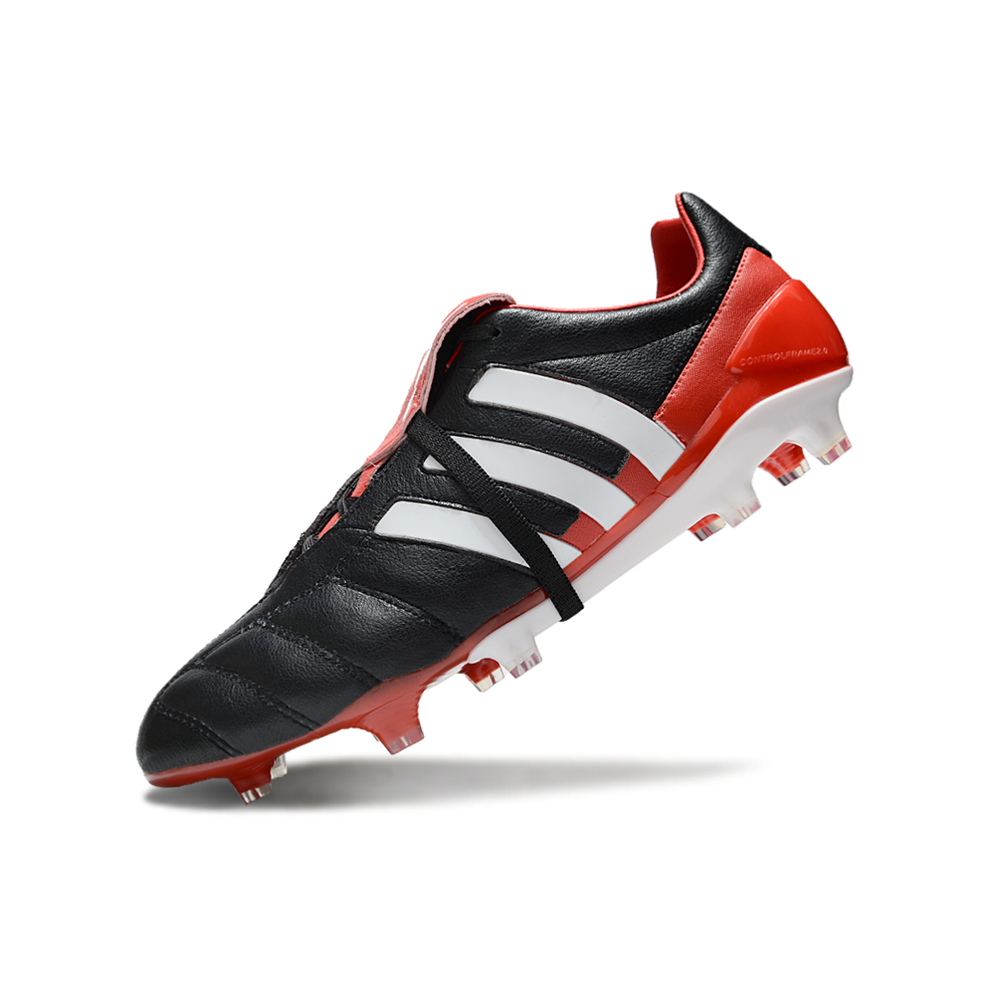 Chuteira Adidas Predator Mania Elite FG Preta e Vermelha