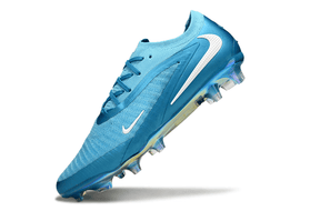Chuteira Nike Phantom 6 Elite FG - Azul que proporciona precisão e controle no campo, ideal para jogadores exigentes.